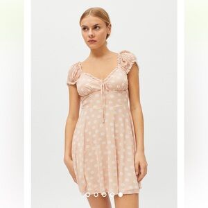 Urban Outfitters Audrey Printed Mini Dress